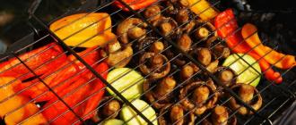 Овощи на мангале - самые вкусные рецепты блюд с дымком Овощной шашлык на зиму на костре