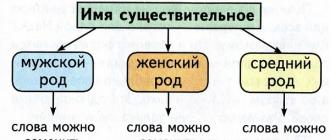 Rod imenica u ruskim karticama muški ženski srednji rod