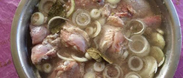 Шашлык из свинины с уксусом и луком: секреты маринада